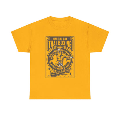 Muay Thai Boxing Vintage Emblem T-Shirt