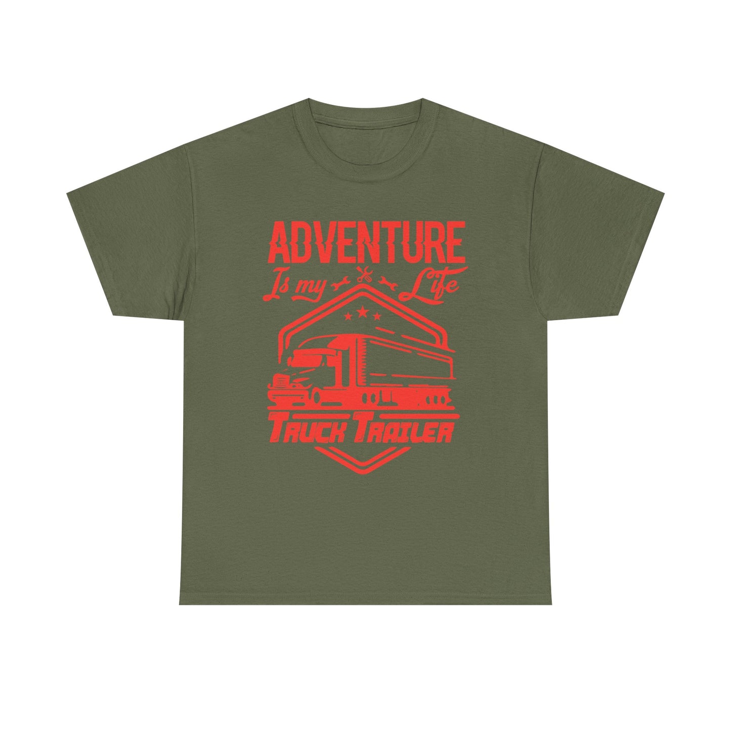 Adventure Is My Life Truck Trailer T-Shirt