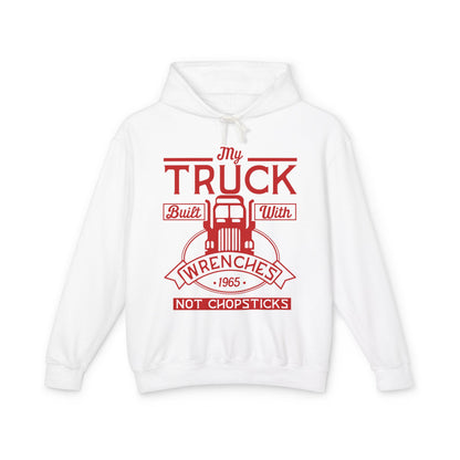 My Truck Built With Wrenches Lightweight Hooded Sweatshirt