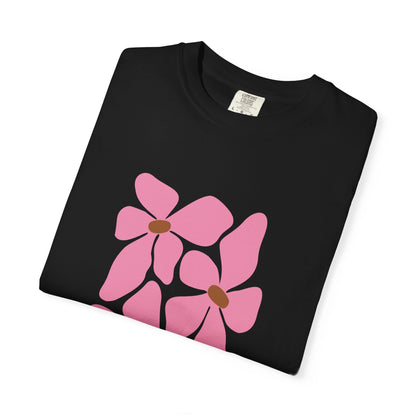 Pink Petal Bloom Garment-Dyed Women's T-Shirt