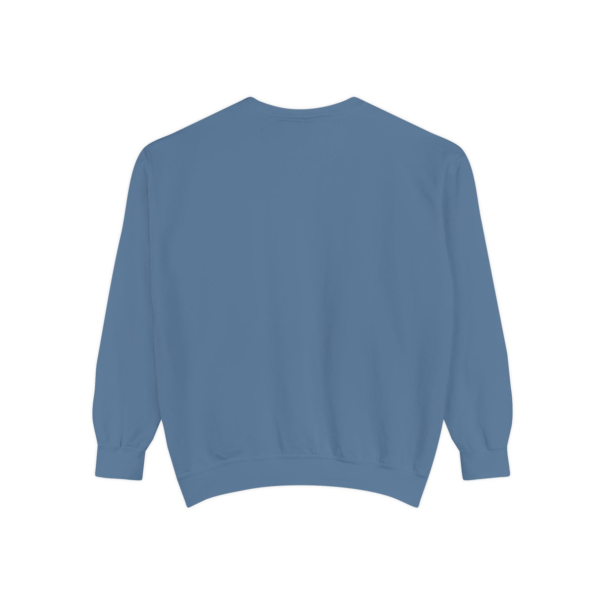Floral Retro Block Print Garment-Dyed Women's Sweatshirt