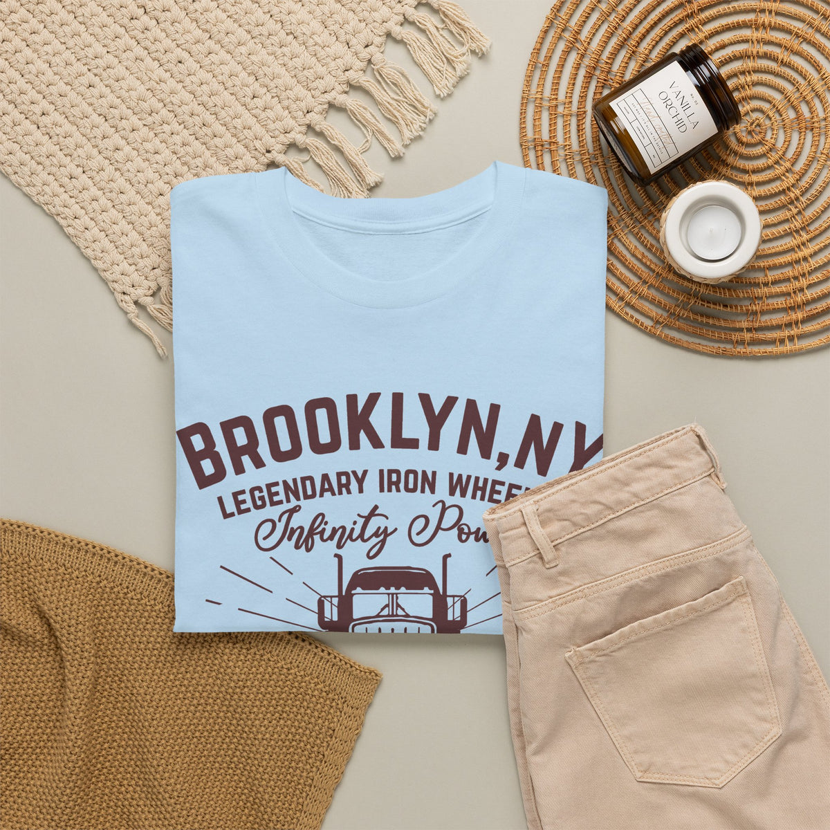 Brooklyn NY Hot Rod Truck Drivers T-Shirt
