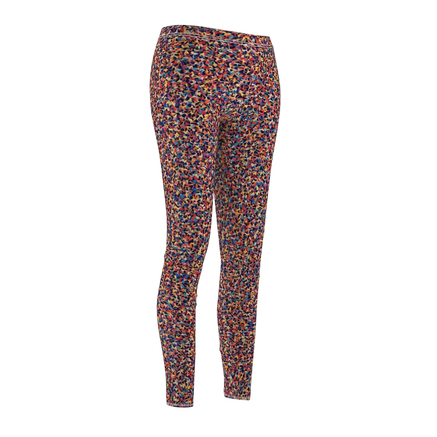 Multicolor Confetti Print Women's Leggings