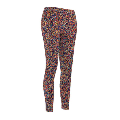 Multicolor Confetti Print Women's Leggings
