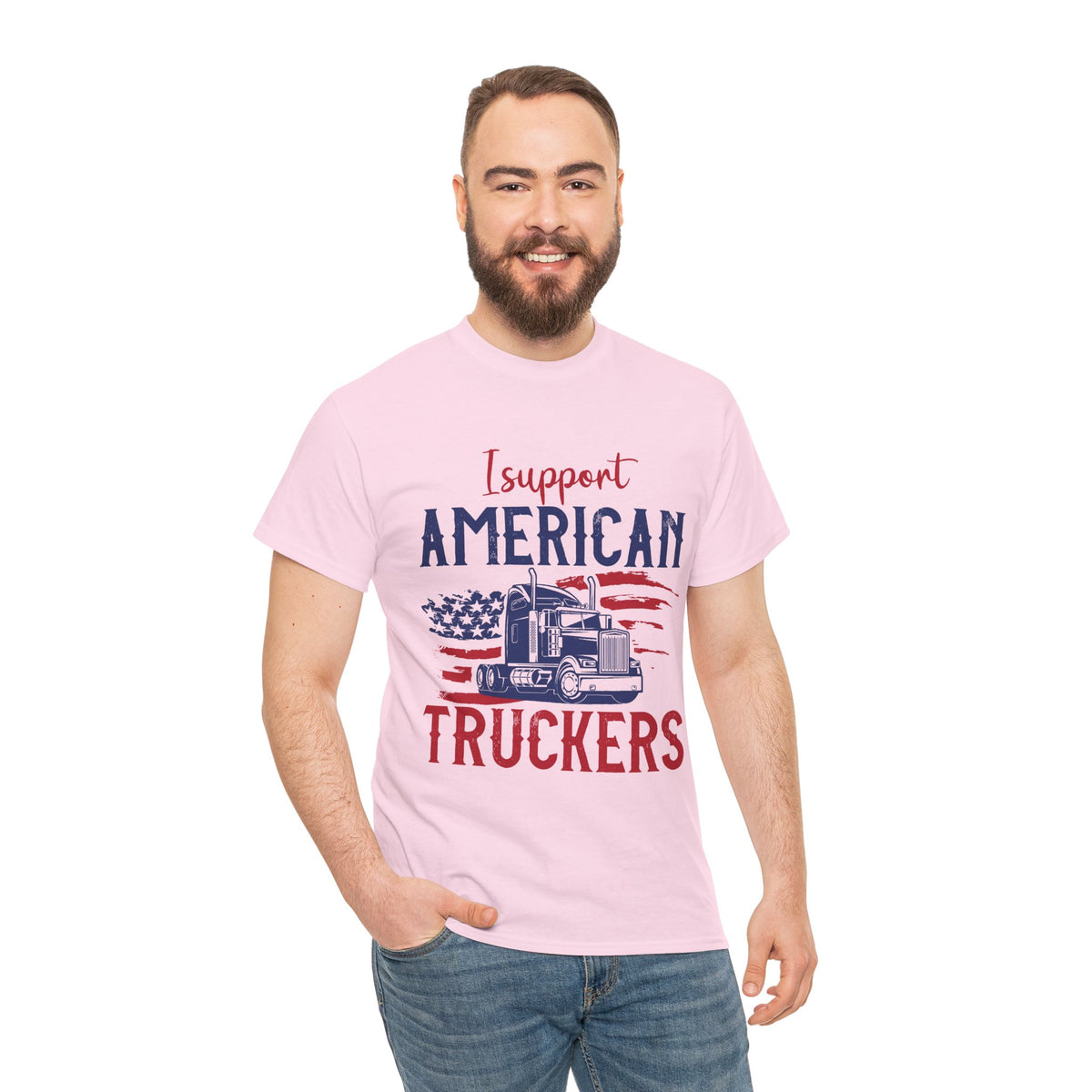 I Support American Truckers T-Shirt