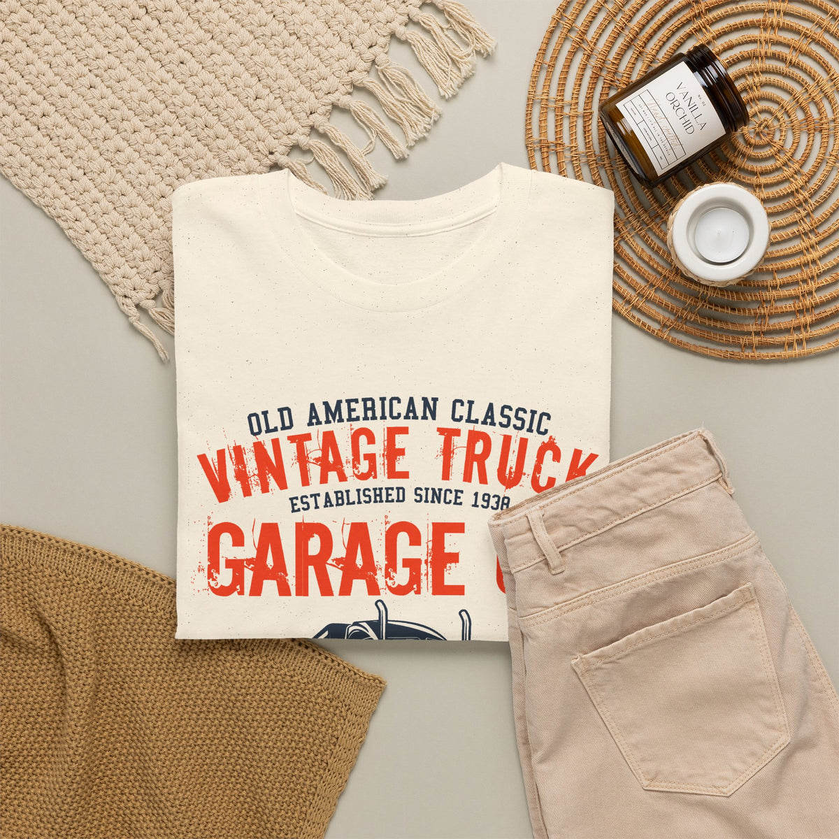 Camiseta de Old American Classic Vintage Truck Garage Co.