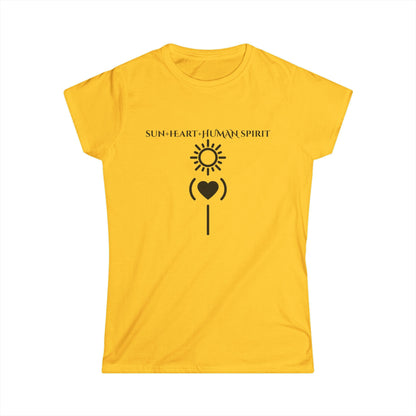 Camiseta de mujer Sakha Sol Corazón Espíritu Humano