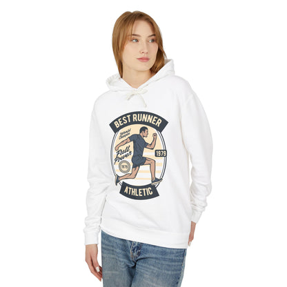 "Best Runner Athletic" Lightweight Hooded Sweatshirt