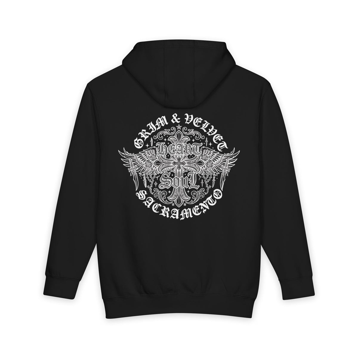 Grim & Velvet Heart Soul Heavyweight Hooded Sweatshirt