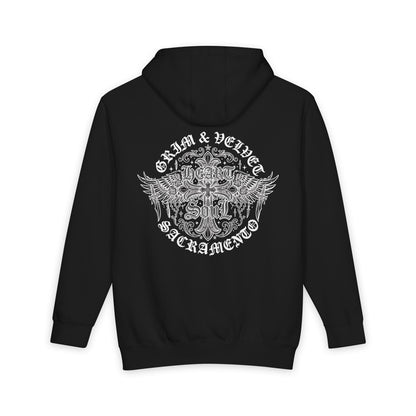 Grim & Velvet Heart Soul Heavyweight Hooded Sweatshirt