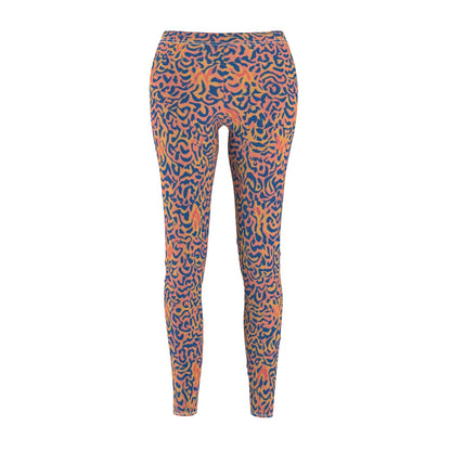 Abstract Leopard-Print Women's Leggings