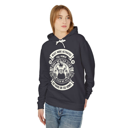 Beast Mode Activated Lightweight Hooded Sweatshirt
