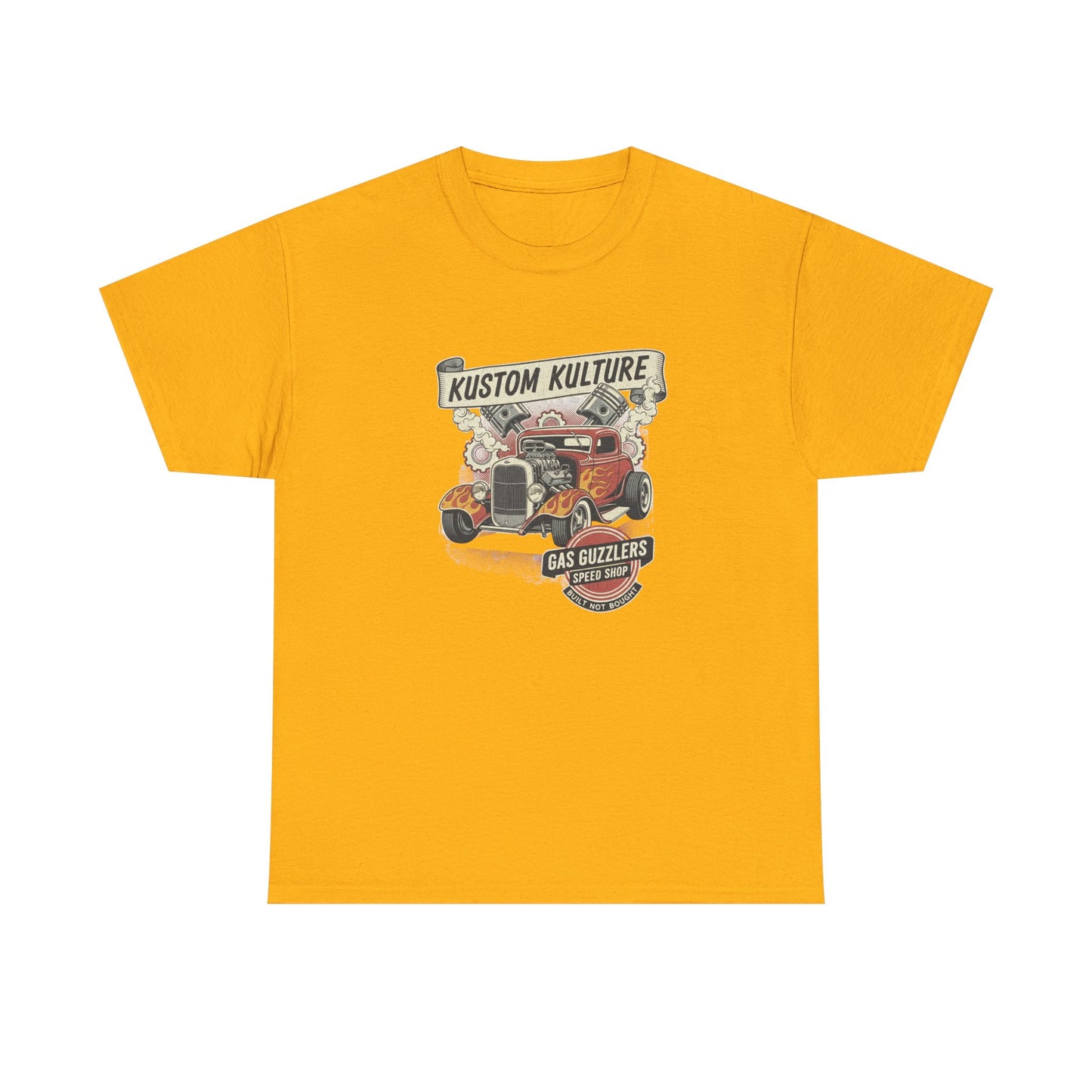 Kustom Kulture Gas Guzzlers Men's T-Shirt