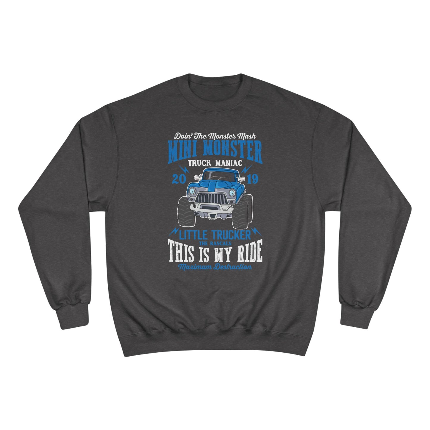 Mini Monster Truck Men's Champion Sweatshirt