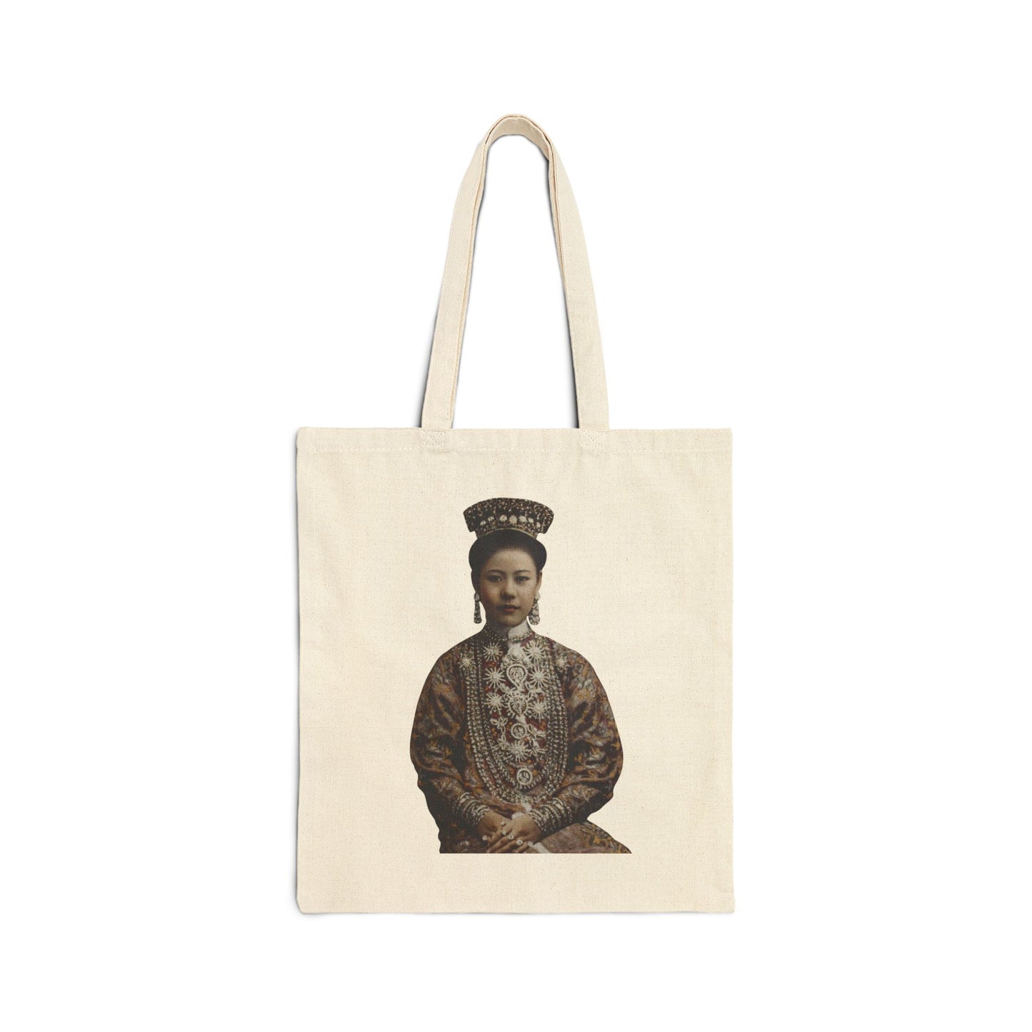 Vintage Peranakan Chinese Empress Portrait Tote Bag