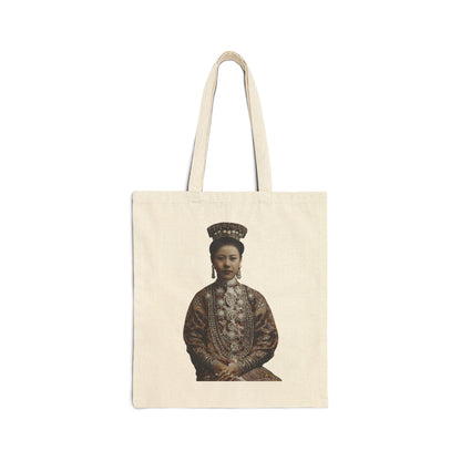 Vintage Peranakan Chinese Empress Portrait Tote Bag