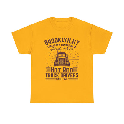 Brooklyn NY Hot Rod Truck Drivers T-Shirt