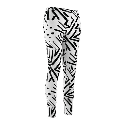 Graphic Doodle Print Women's Casual Leggings