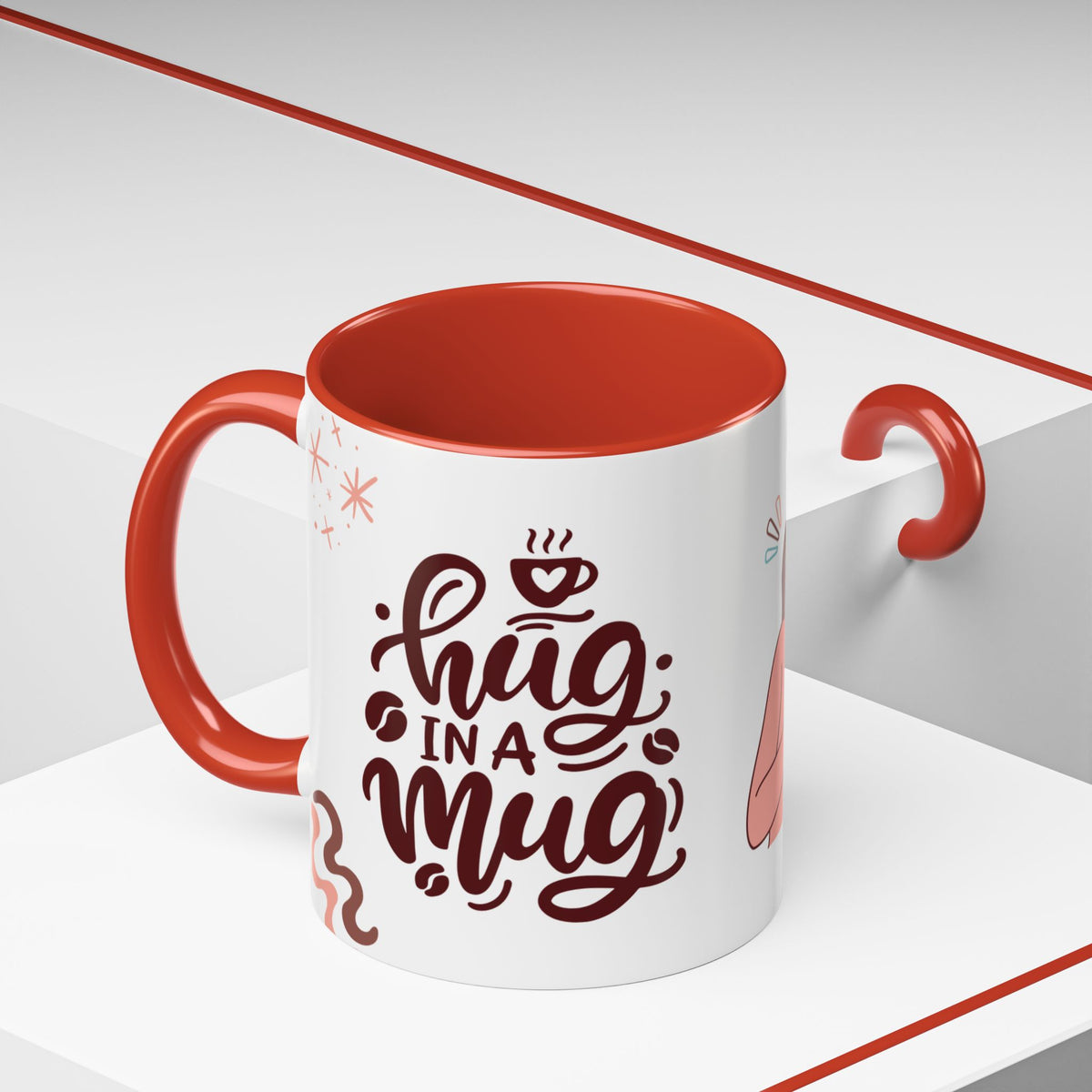 Cute Romantic Heart Design 11oz Mug