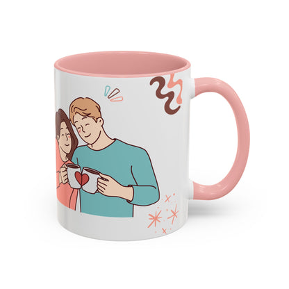 Cute Romantic Heart Design 11oz Mug