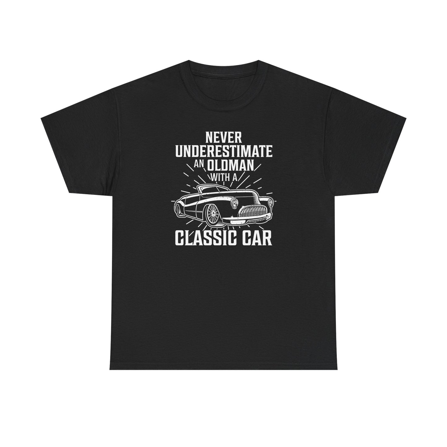 Never Underestimate Old Man With Classic Car Men's T-Shirt