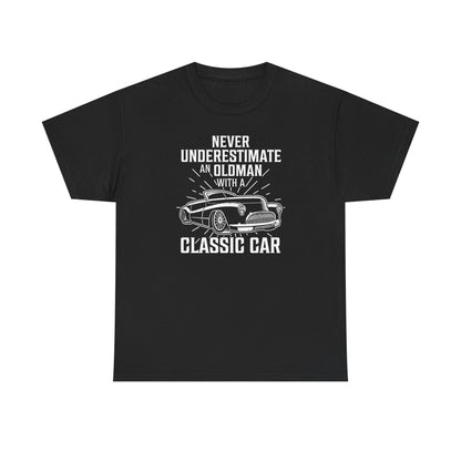 Never Underestimate Old Man With Classic Car Men's T-Shirt