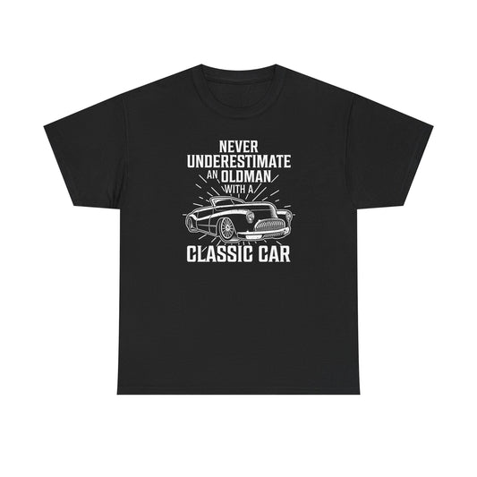 Never Underestimate Old Man With Classic Car Men's T-Shirt