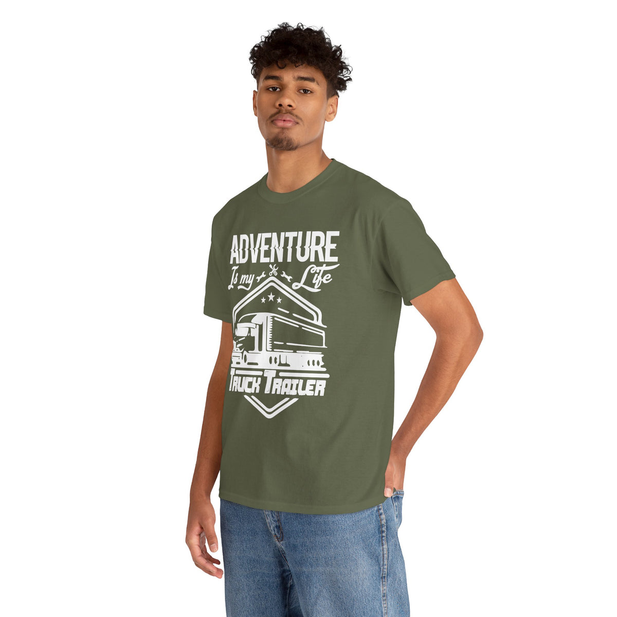 Adventure Is My Life Truck Trailer T-Shirt
