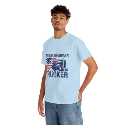 Proud American Trucker T-Shirt