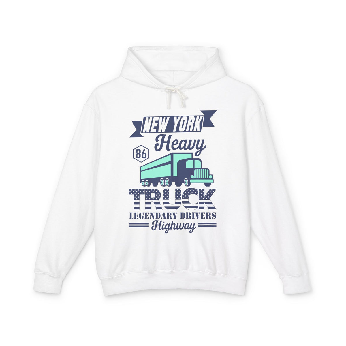 Heavy Truck Hoodie - "New York Heavy Truck Legendary Drivers" Graphic Hoodie