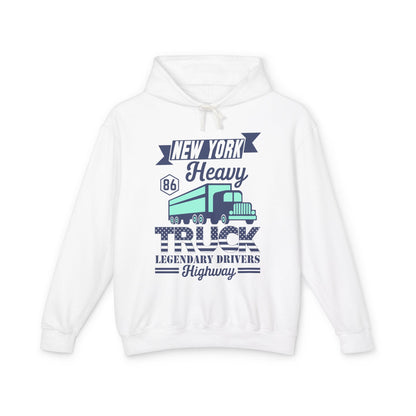 Heavy Truck Hoodie - "New York Heavy Truck Legendary Drivers" Graphic Hoodie