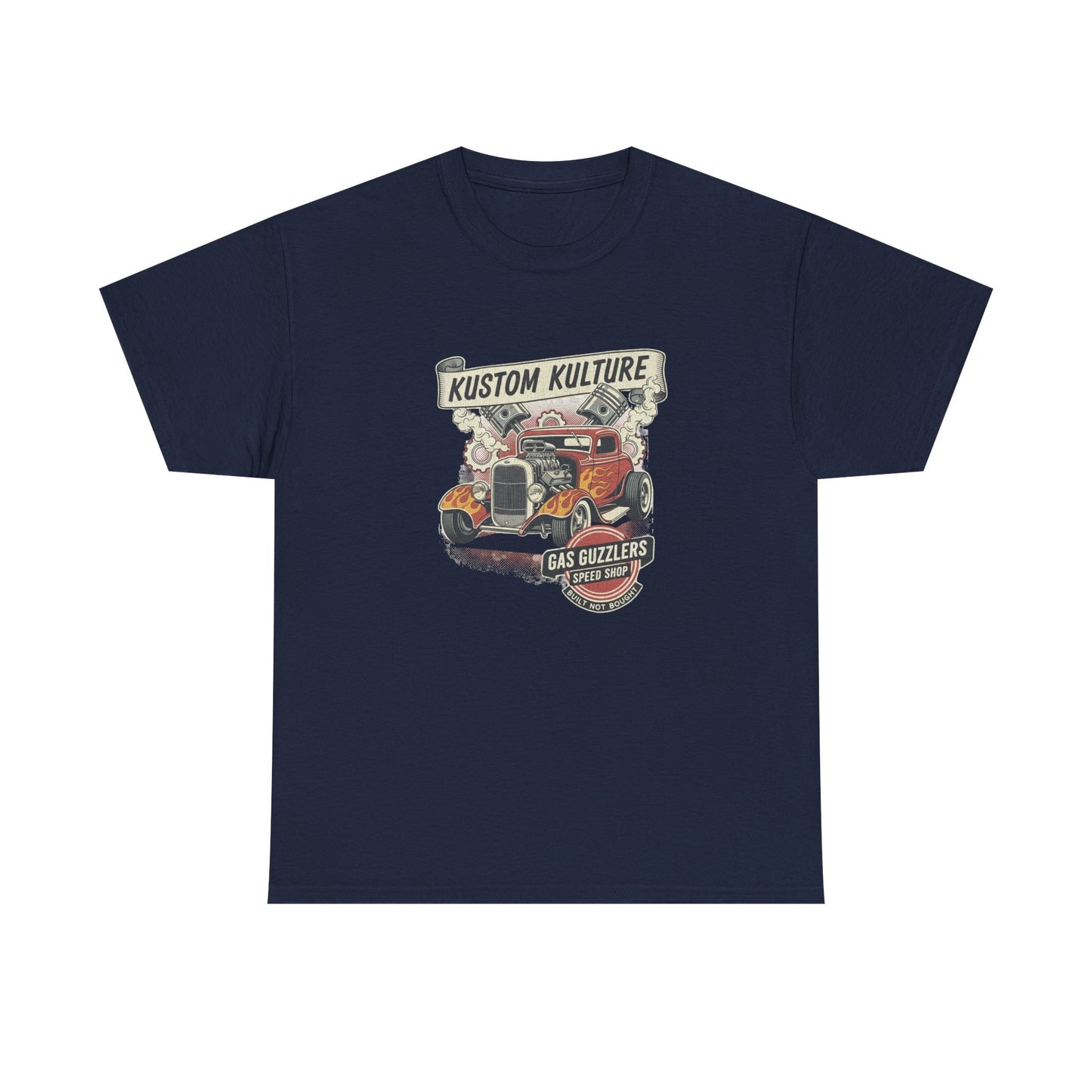 Kustom Kulture Gas Guzzlers Men's T-Shirt