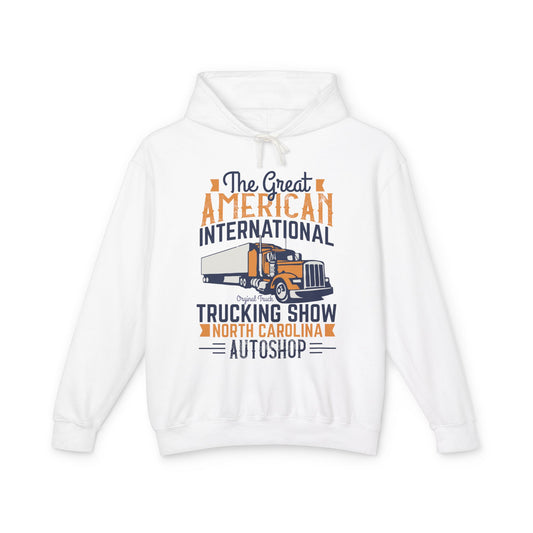 The Great American International Trucking Show Lightweight Hooded Sweatshirt