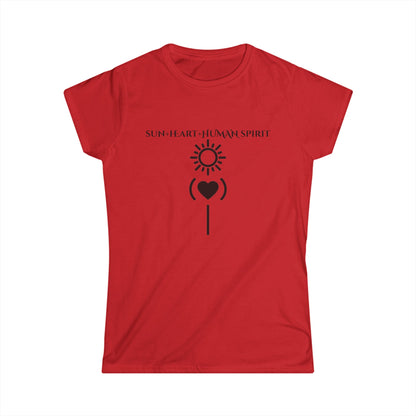 Camiseta de mujer Sakha Sol Corazón Espíritu Humano