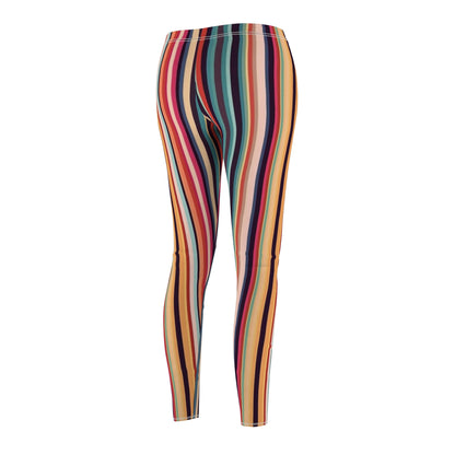 Retro Multicolor Print Women's Leggings