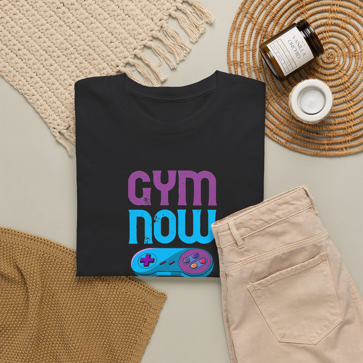 Gym Now Video Games Later T-Shirt