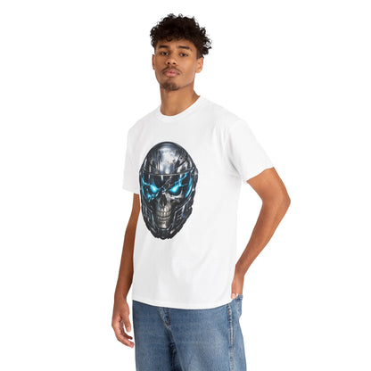 Cyber Skull Helmet Men's T-Shirt