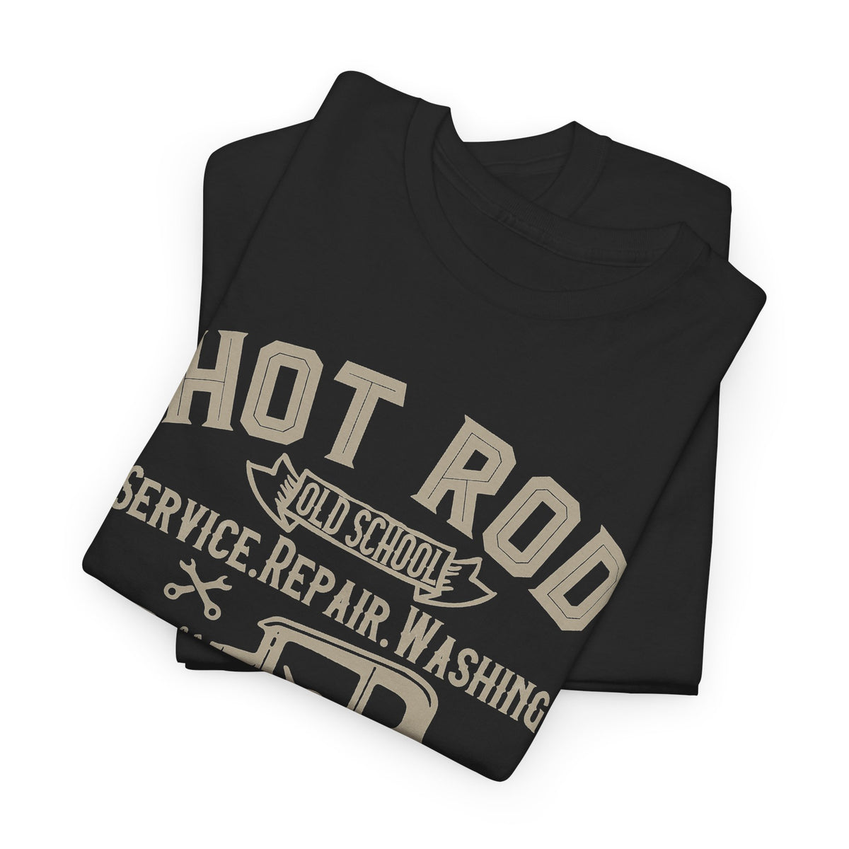 Hot Rod Old School Authentic Custom Wheel T-Shirt