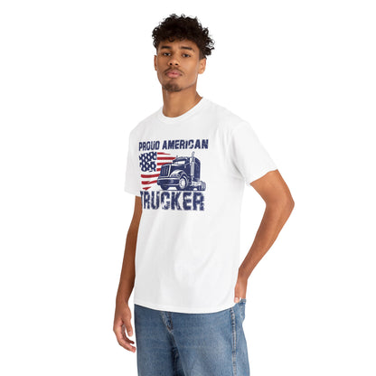 Proud American Trucker T-Shirt