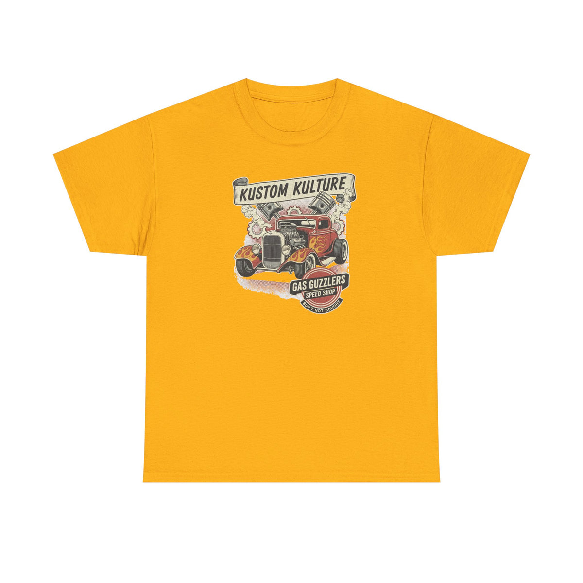 Kustom Kulture Gas Guzzlers T-Shirt