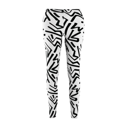Graphic Doodle Print Women's Casual Leggings