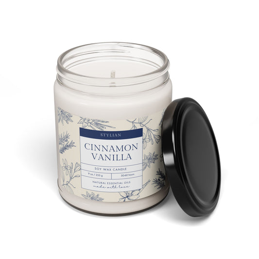 Cinnamon Vanilla Soy Candle 9oz