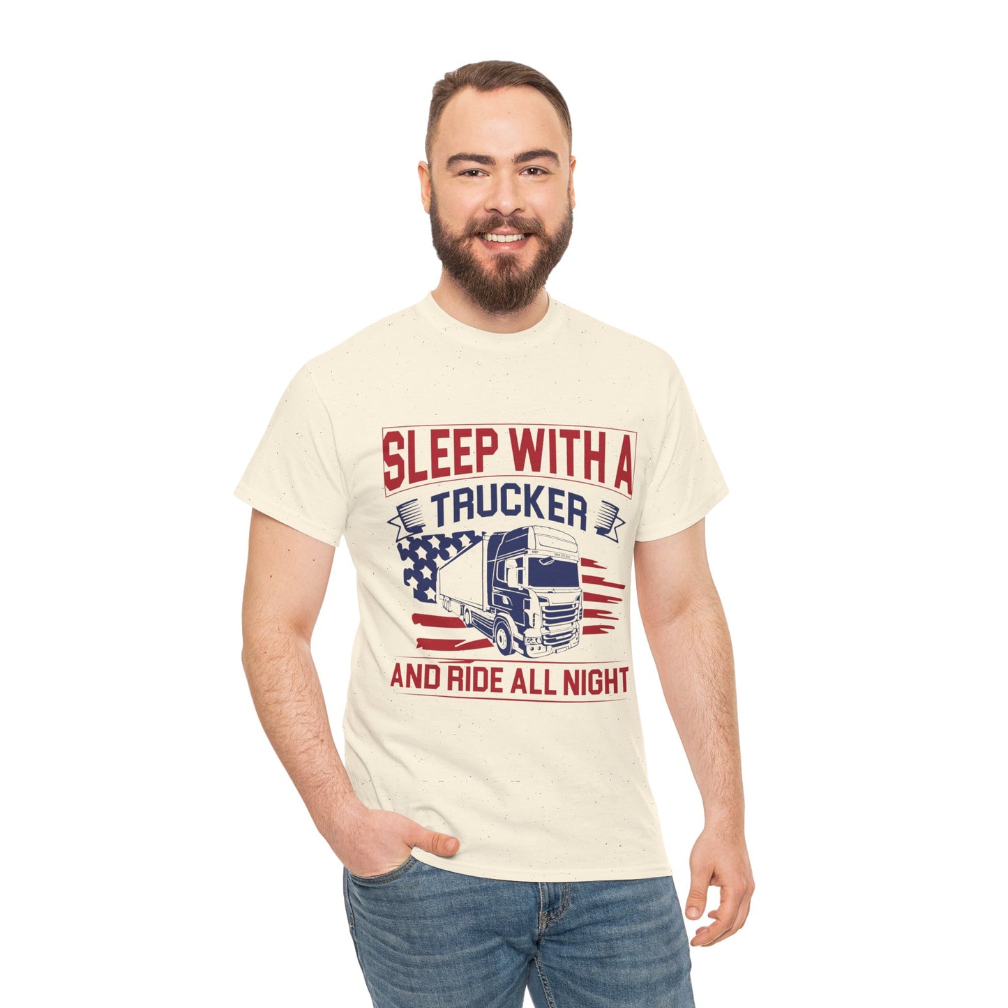 Sleep With A Trucker Tee