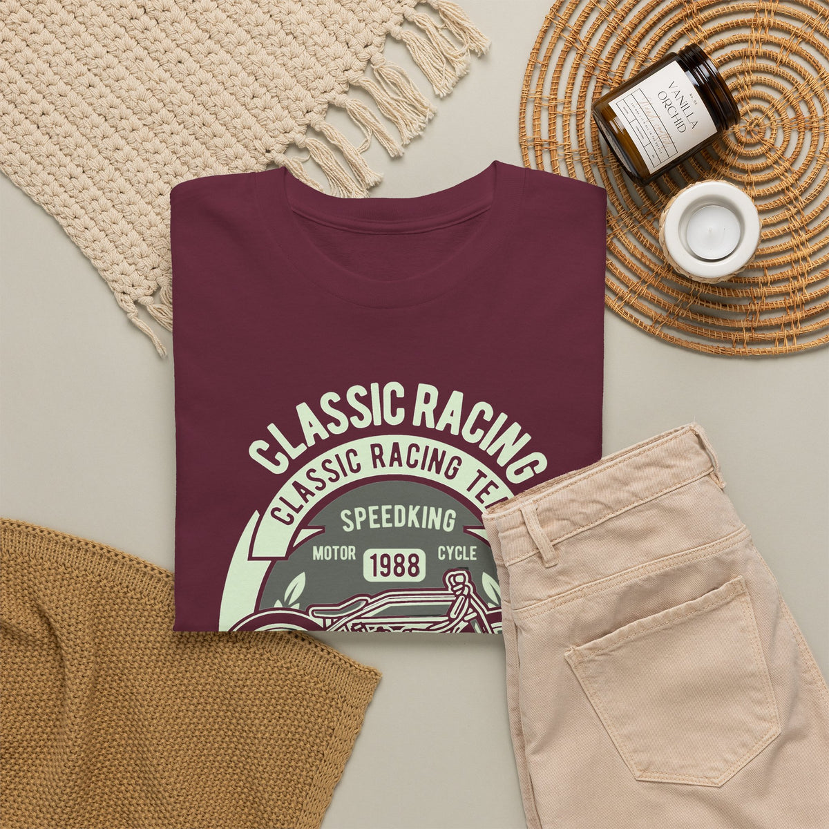 Classic Racing Motorcycle T-Shirt