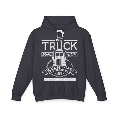My Truck Built With Wrenches Lightweight Hooded Sweatshirt