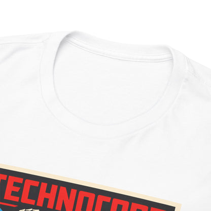 Cyberpunk TechnoCorp 'Build the Future' Men's T‑Shirt