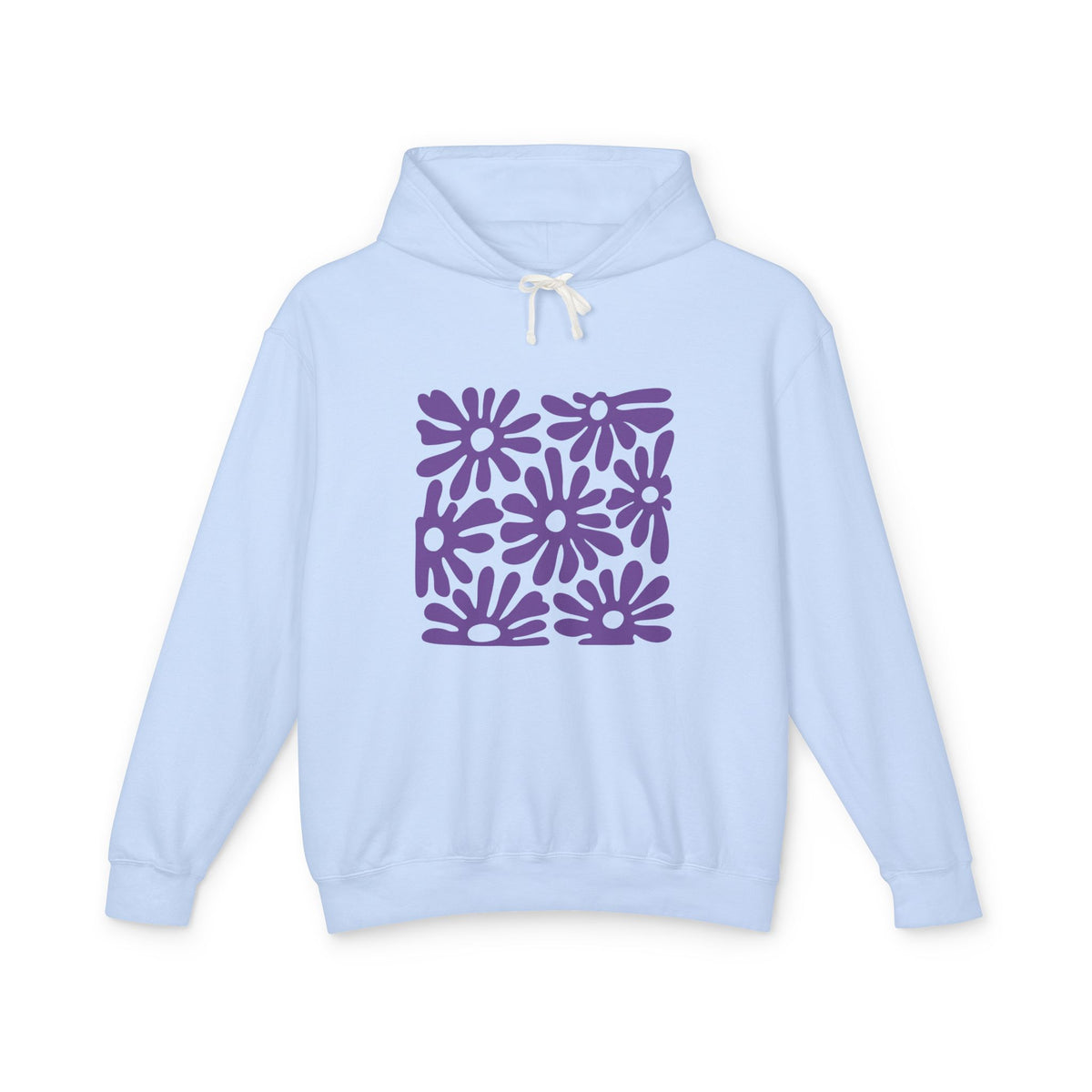 Daisy Block Lightweight Women's Hooded Sweatshirt