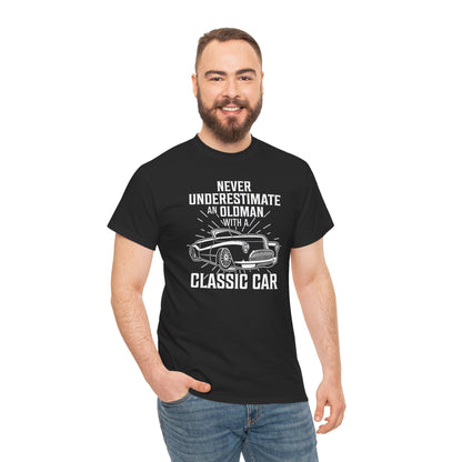 Never Underestimate Old Man With Classic Car Men's T-Shirt