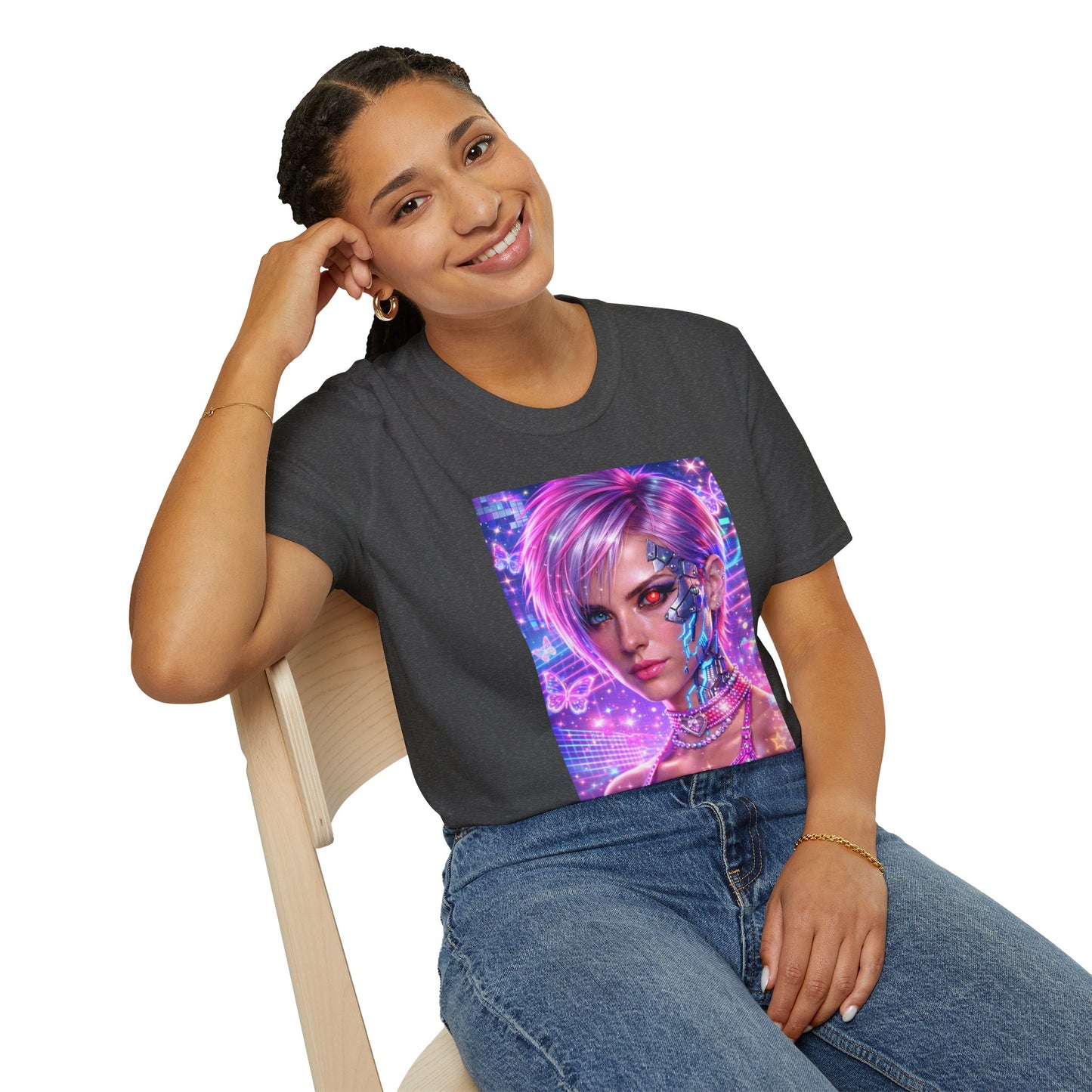 Y2K Cyborg Girl Women's T-Shirt