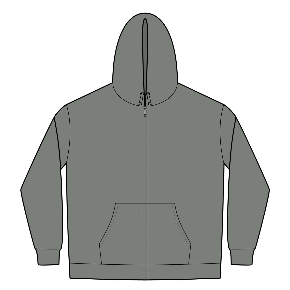 Sherpa-Lined Hooded Fleece Jacket